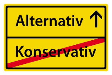 Alternativ anstatt Konservativ