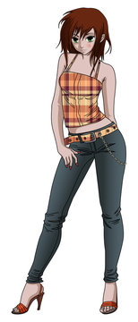 Fashion Girl Posing - 0Ic