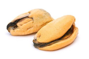 Boiled yellow mussel