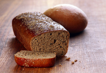 Baking black bread