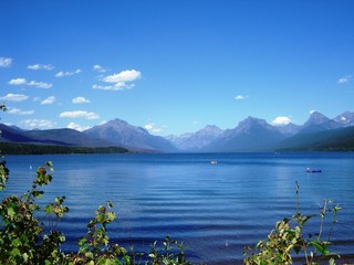 Mountains and water