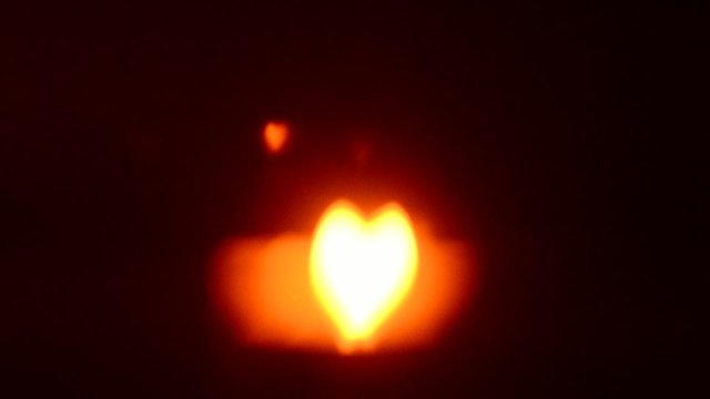 świeczka bokeh