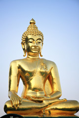 Big Buddha with blue sky