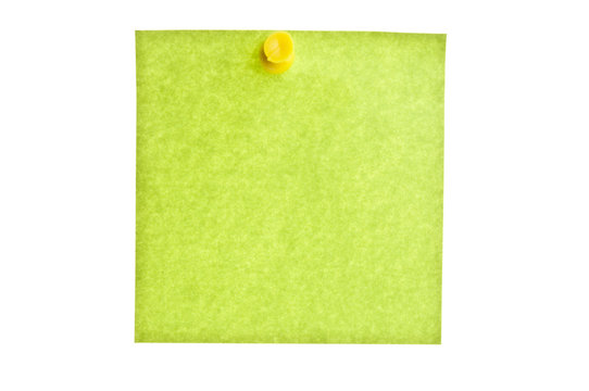 Empty Yellow Post It