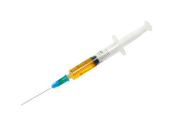 Fototapeta premium One single use syringe