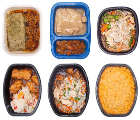 Collection of Six TV Dinners
