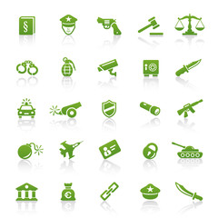 Green Web Icons