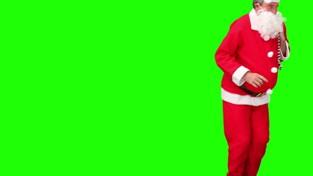 Santa Claus dancing