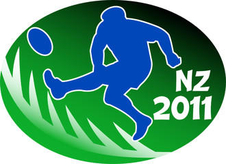 New Zealand Rugby 2011 with ball