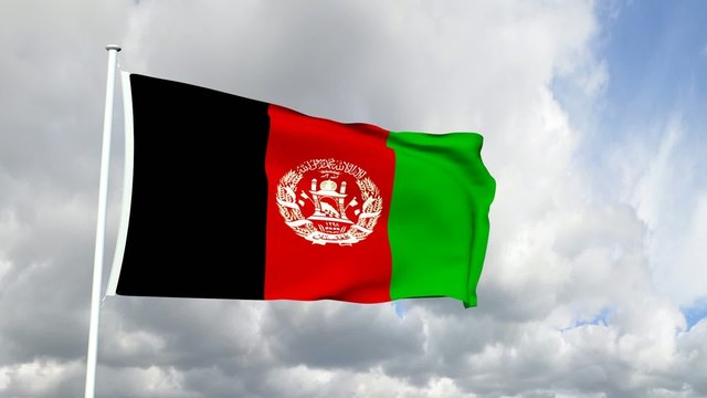 010 - Flagge von Afghanistan