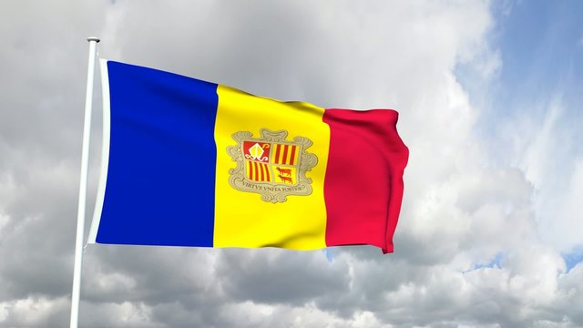 014 - Flagge von Andorra