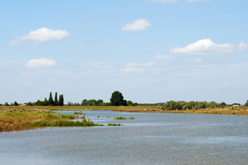 River landscape in Holland