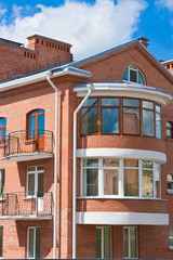 Modern urban building closeup