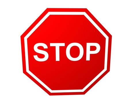 Verkehrsschild  STOP