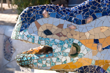 Parque Güel, Barcelona. España.