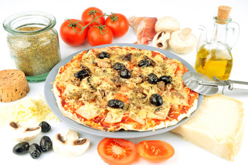 La pizza et ses ingrédients
