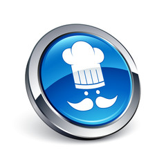 icône bouton internet cuisinier