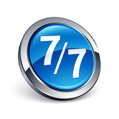 icône bouton internet 7/7