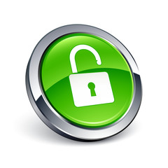 icône bouton internet cadenas