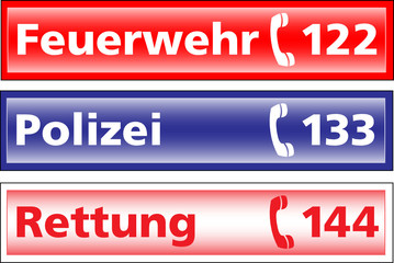 Notrufnummern
