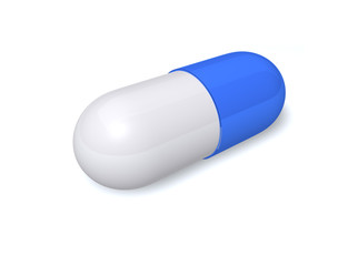 Pill, blue