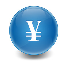 Esfera brillante texto Yen