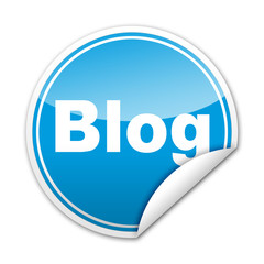 Pegatina Blog con reborde