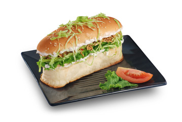 Vege & Chicken Burger 2