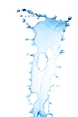 water splash isolated on the white background
