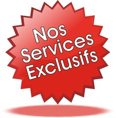 étiquette nos services exclusifs