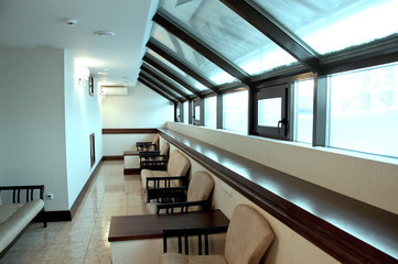 Obraz premium Rest room in office building.