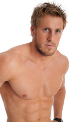 Fototapeta premium Fit cute looking guy