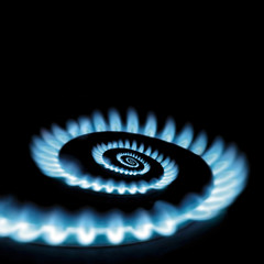 Conceptual vicious circle of energy crisis gas burner