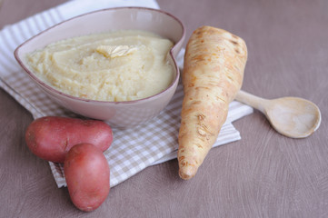 purée de panais et pomme de terre