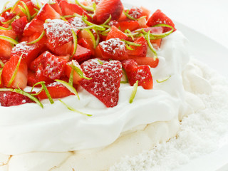 Strawberry Pavlova