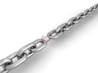 Obraz premium Chain concept