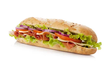 Photo sur Plexiglas Snack Long sandwich
