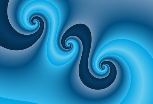 spirales bleues