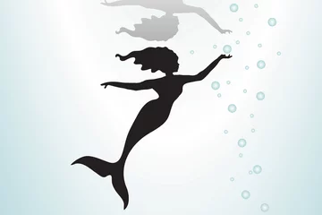 Wandaufkleber Meerjungfrau © namosh