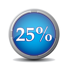 25 PERCENT ICON