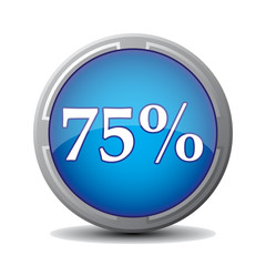 75 PERCENT ICON