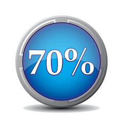 70 PERCENT ICON
