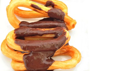 Churros y chocolate