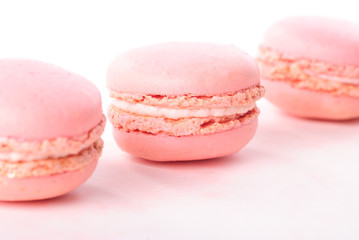 Pink macaroones