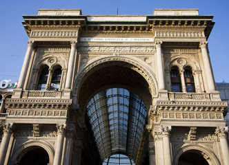 Obraz premium galleria vittorio emanuele a milano