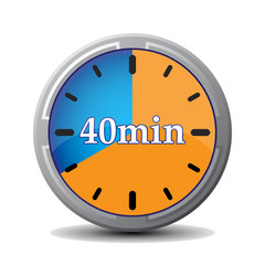 40 MINUTES ICON