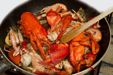 astice e scampi