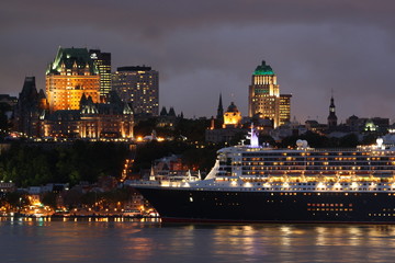 Château Frontenac vu depuis Lévis