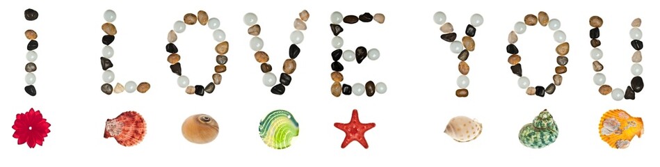 I love you words made of stones