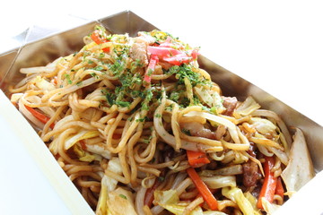 Japanese Fried noodles in take out container